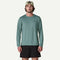 Patagonia M LS Cap Cool Daily BLUE SAGE: LIGHT BLUE SAGE X-DYE