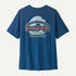 Patagonia M SS Cap Cool Daily Shirt GREAT WAVES CLEMENT BLUE