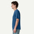 Patagonia M SS Cap Cool Daily Shirt GREAT WAVES CLEMENT BLUE