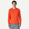Patagonia M LS Cap Cool Boardshort Logo Tee ORANGE PEEL X-DYE