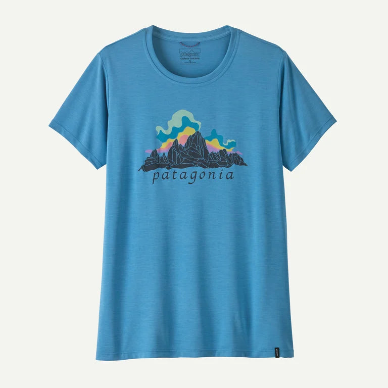 Patagonia W SS Cap Cool SHORE BLUE: LIGHT SHORE BLUE