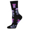 Socksmith W Bamboo Deep Sea Jellies BLACK