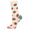 Socksmith W Bamboo Strawberry Delight IVORY