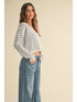 Miou Muse W Crochet Knitted Cardigan BEIGE / CREAM