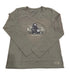 Life is Good W LS Crusher Daisy Bear Tee MOSS GREEN