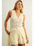 Miou Muse W Crochet Shorts BEIGE