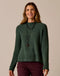 Carve Designs W Olivia Plush Sweater DARK PINE