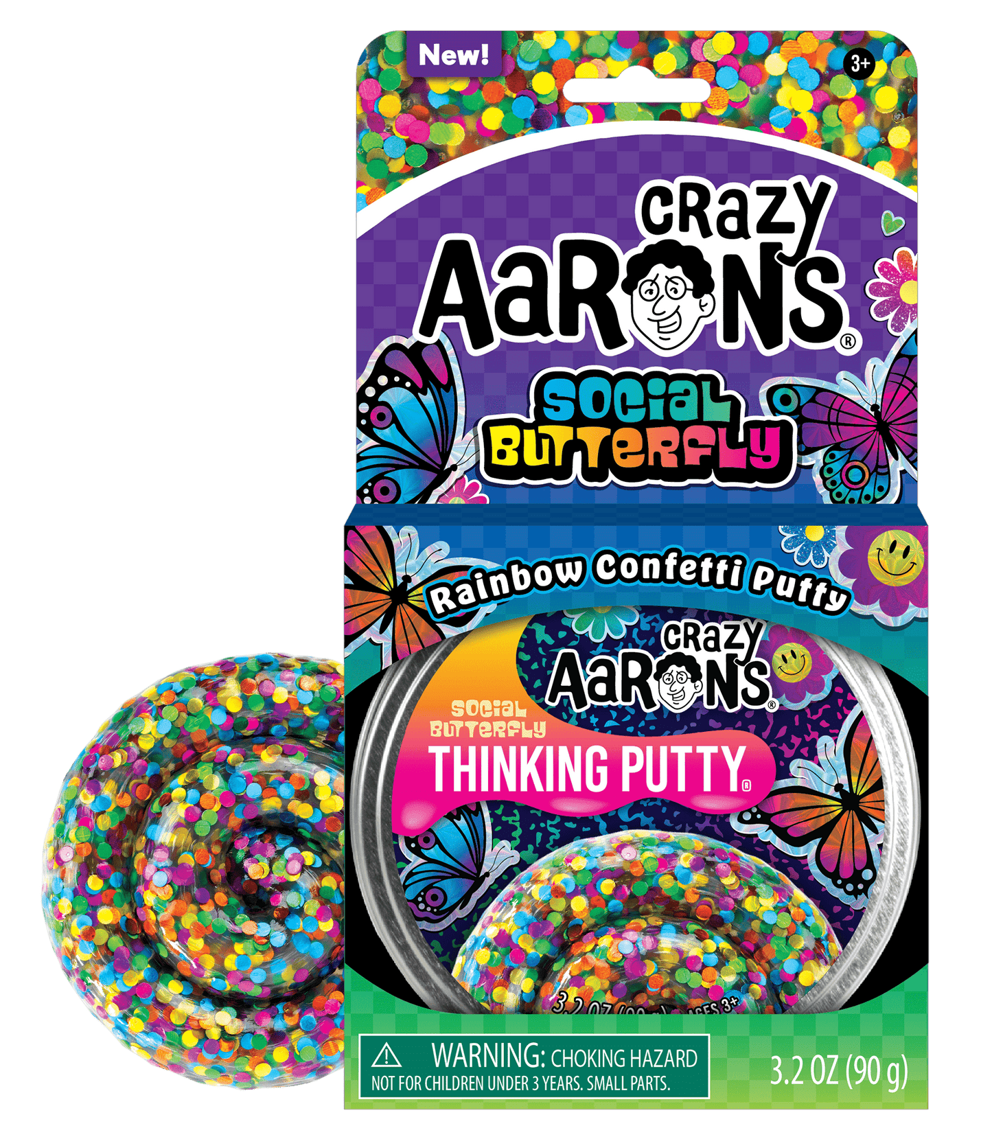 Crazy Aaron's Putty SOCIAL BUTTERFLY