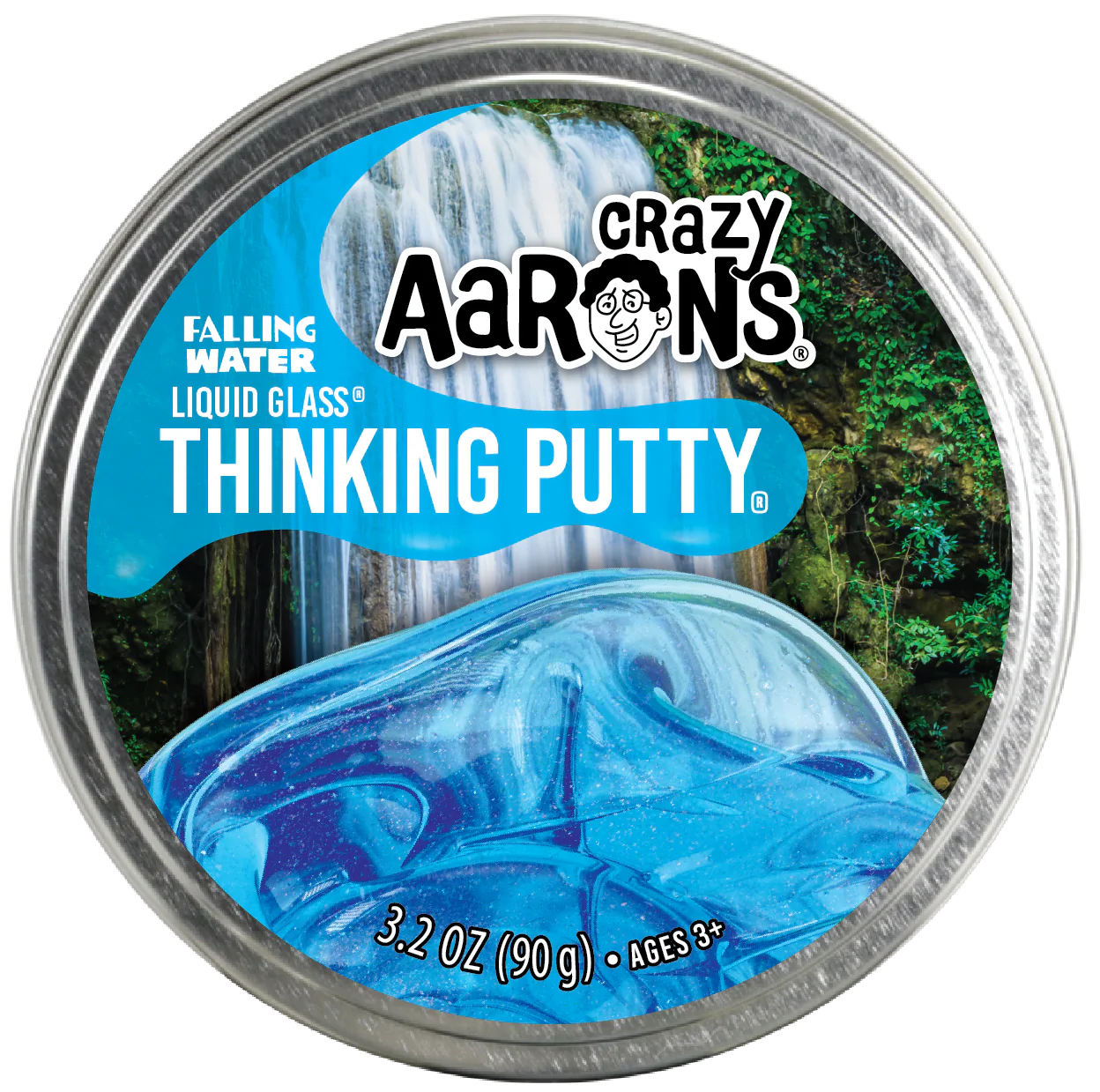 Crazy Aaron's Liquid Glass Putty FALLING WATER
