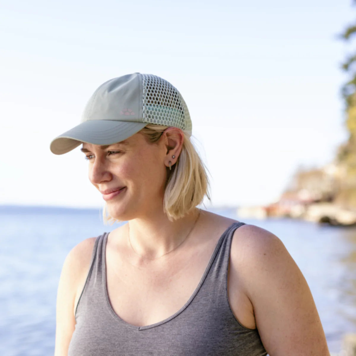 Turtle Fur Trekker Trucker Hat SEA GLASS