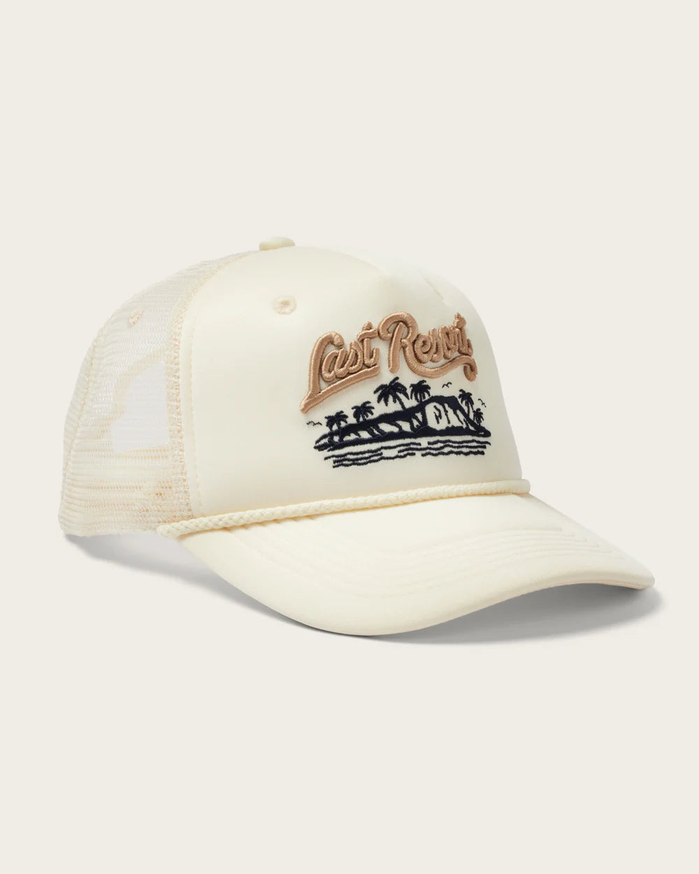 Hemlock Hat Co Last Resort Foam Trucker BONE