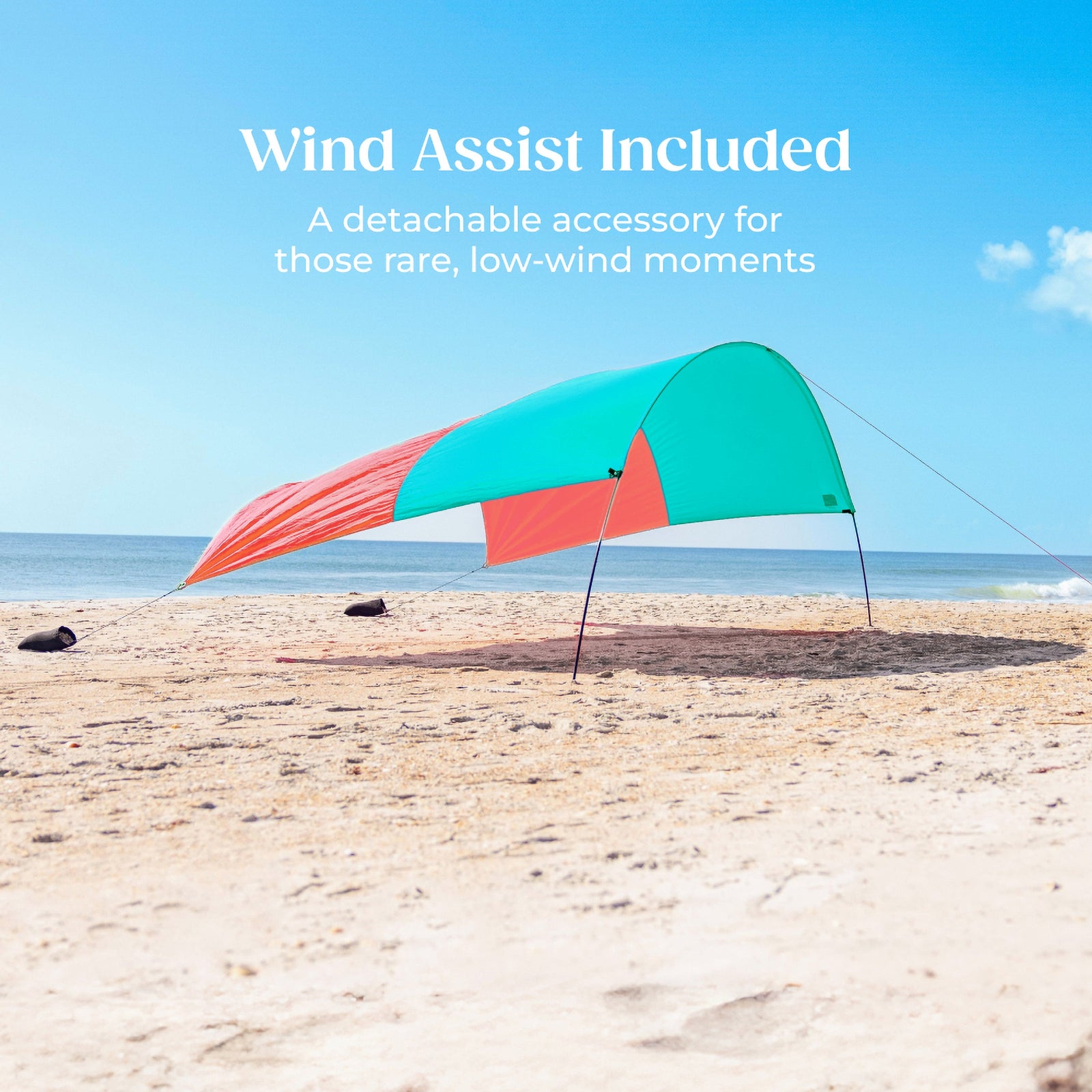 Shibumi Shade with Wind Assist | Mini SEA GLASS