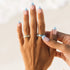 Pura Vida Enamel Wave Fidget Ring SILVER