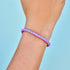 Pura Vida Vinyl Disc Stretch Bracelet BUBBLEGUM