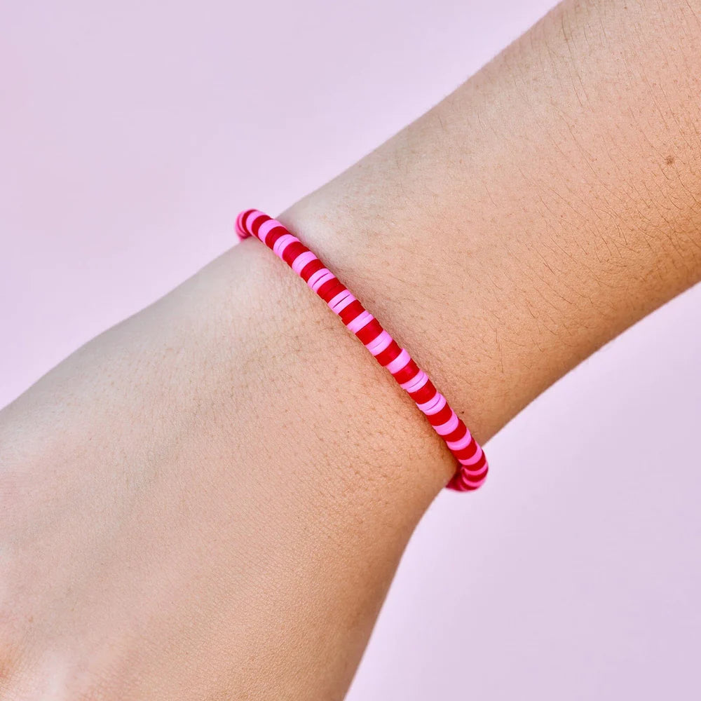 Pura Vida Seascape Vinyl Bracelet CHERRY PIE