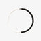 Pura Vida Vinyl Disc Stretch Anklet BLACK/WHITE