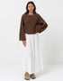 Rhythm W Classic Knit Jumper CHOCOLATE