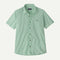 Patagonia M SS Sunrise Stream Button Down Shirt THIN ICE