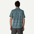 Patagonia M SS Go To Shirt CLIMBING STRIPE STILL BLUE
