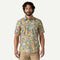 Patagonia M SS Go To Shirt FLOURISH ABUNDANT BLUE