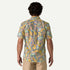 Patagonia M SS Go To Shirt FLOURISH ABUNDANT BLUE