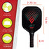 Franklin Sports 2 Person Pickleball Paddle Set RED / BLUE