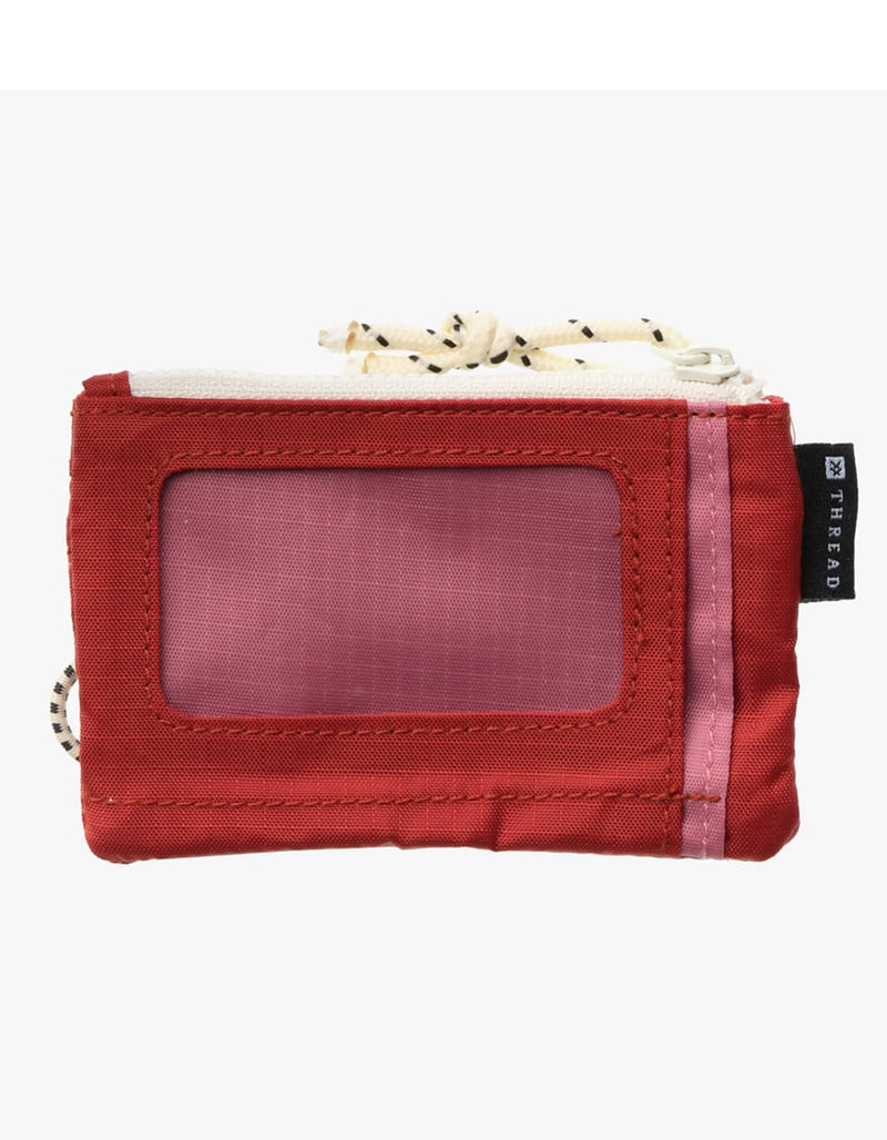Thread Color Block Pouch Wallet MULTI