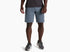 KUHL M Upriser Short 8" CHARCOAL BLUE STRIPE