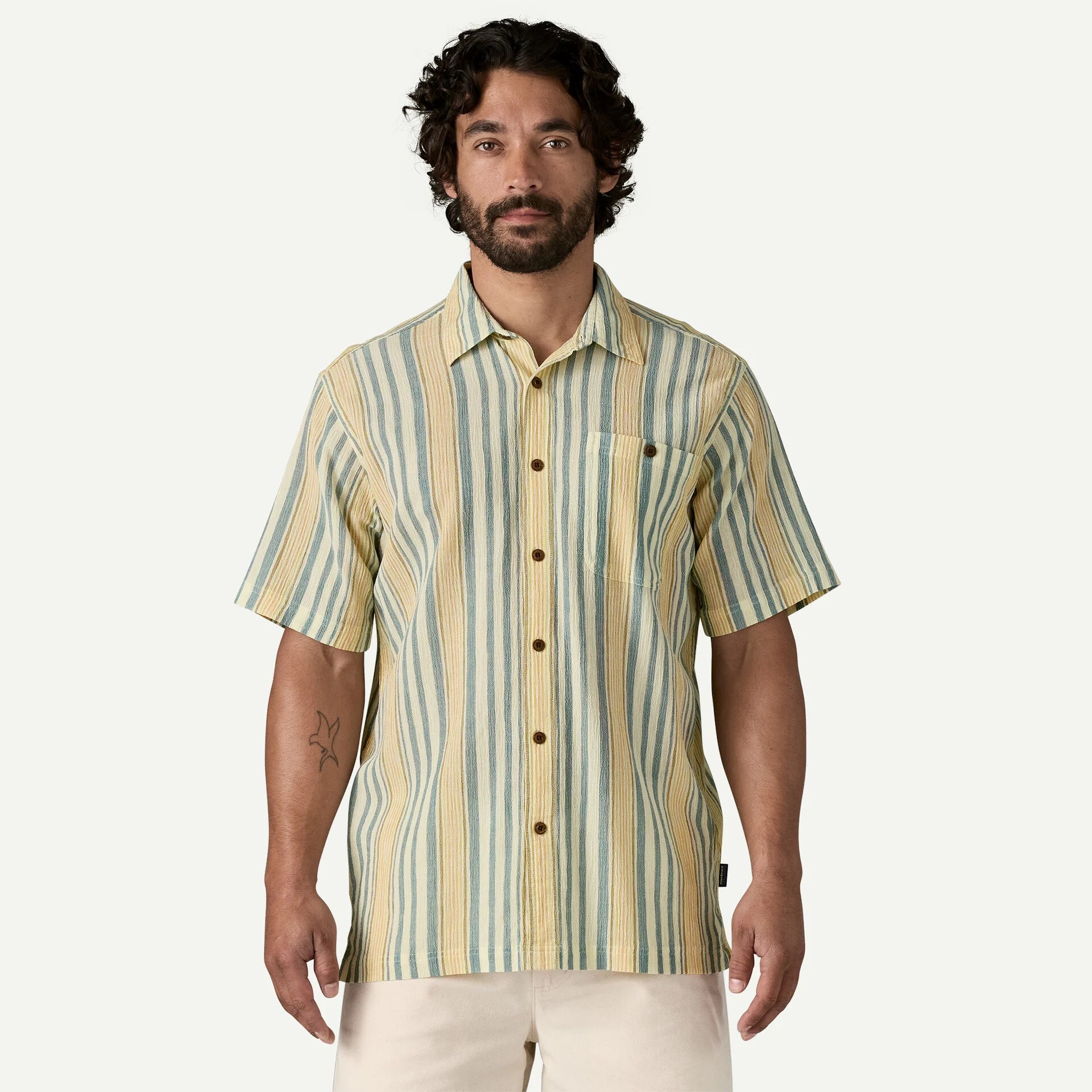 Patagonia M SS A/C Shirt SUNKISSED BUTTERCUP YELLOW