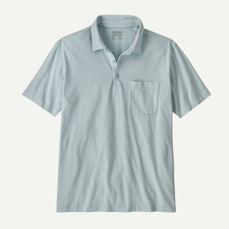 Patagonia M Daily Polo SEASHORE STEAM BLUE