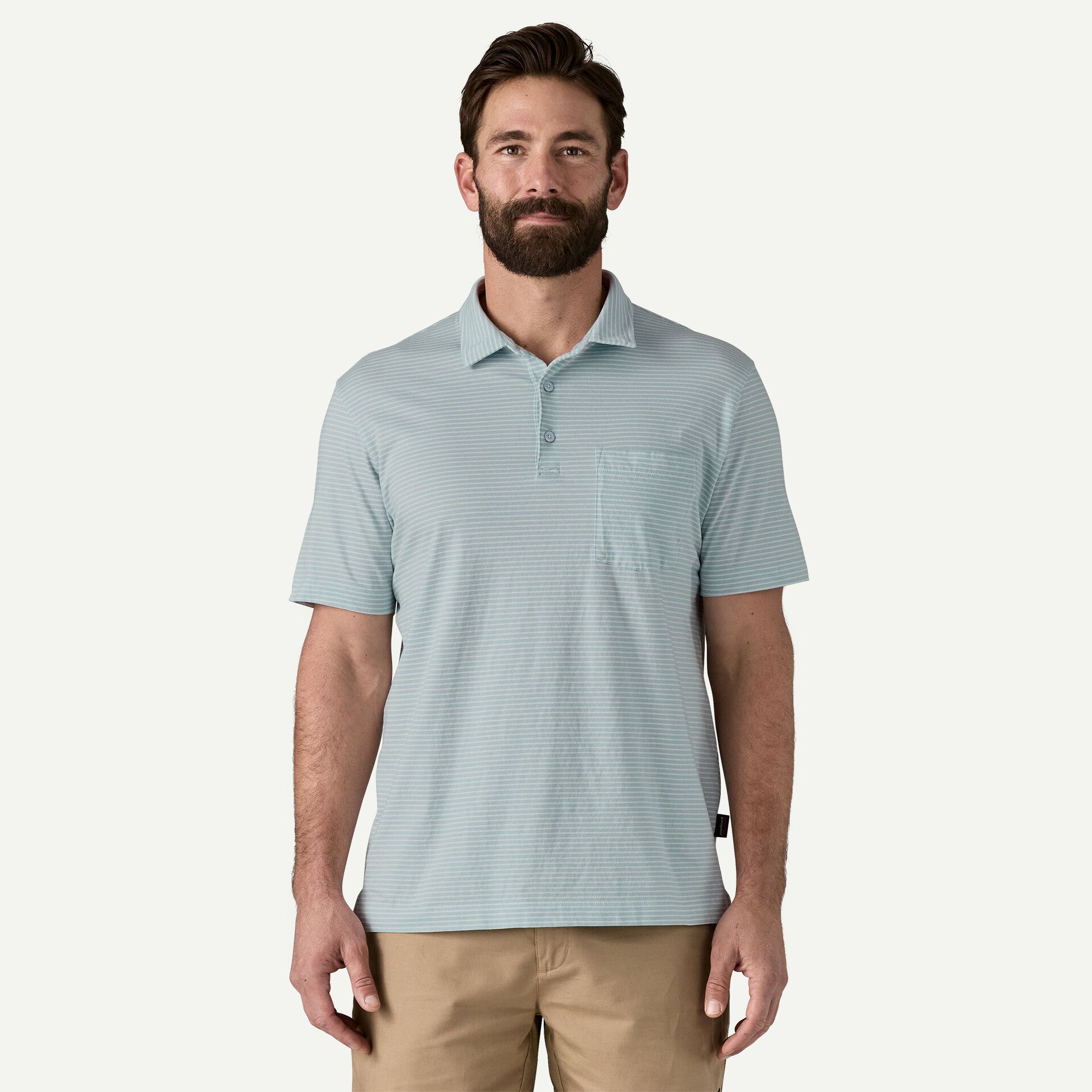Patagonia M Daily Polo SEASHORE STEAM BLUE