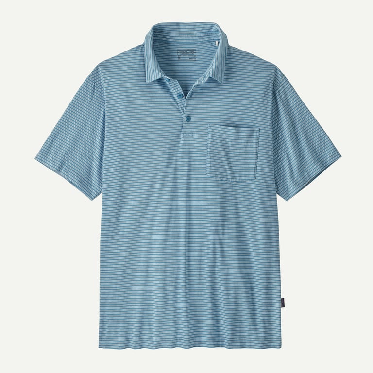 Patagonia M Daily Polo TWIN ROPE SHORE BLUE