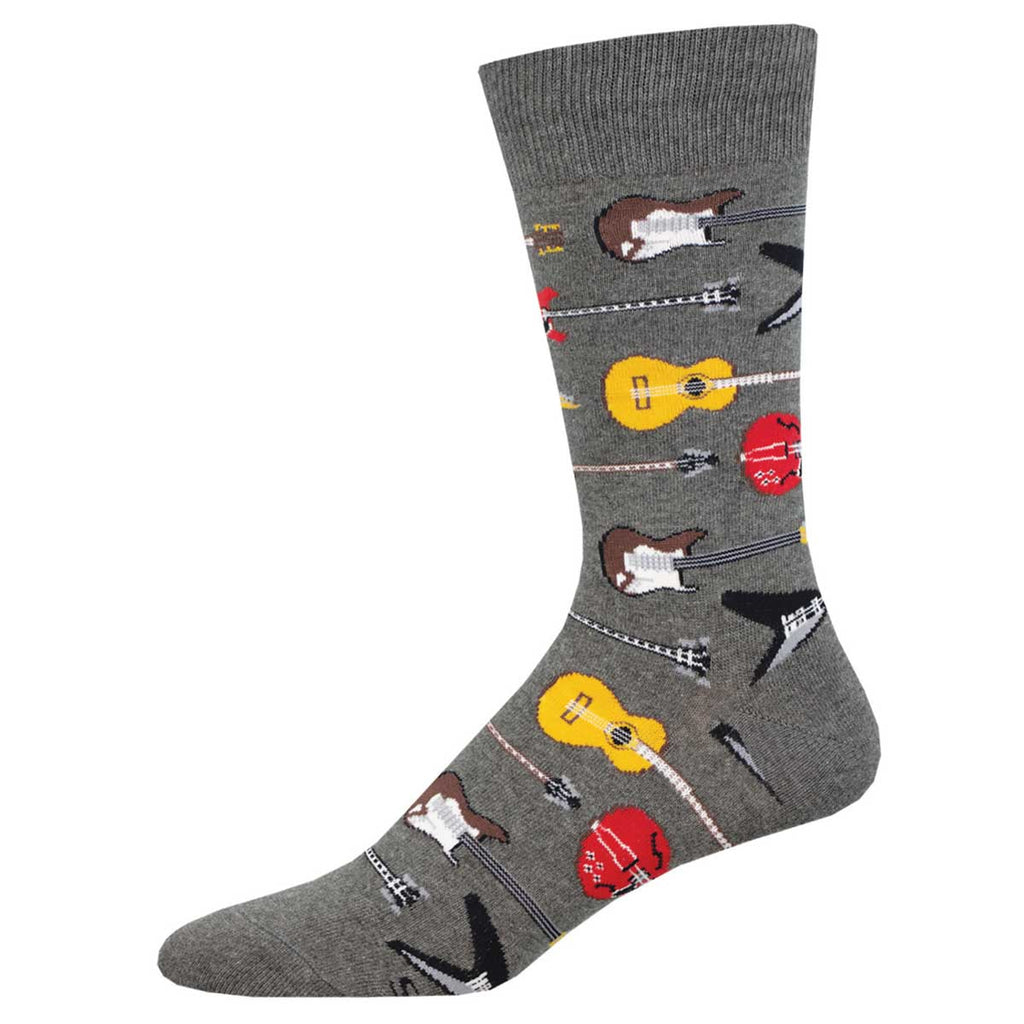 Socksmith M Guitar Riff CHARCOAL HEATHER