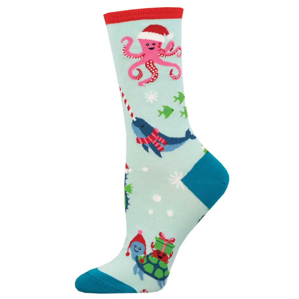 Socksmith W Christmas Under the Sea MINT