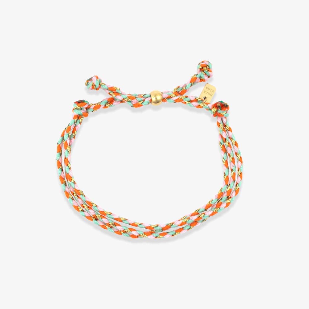 Pura Vida Friendship Cord Bracelet CREAMSICLE