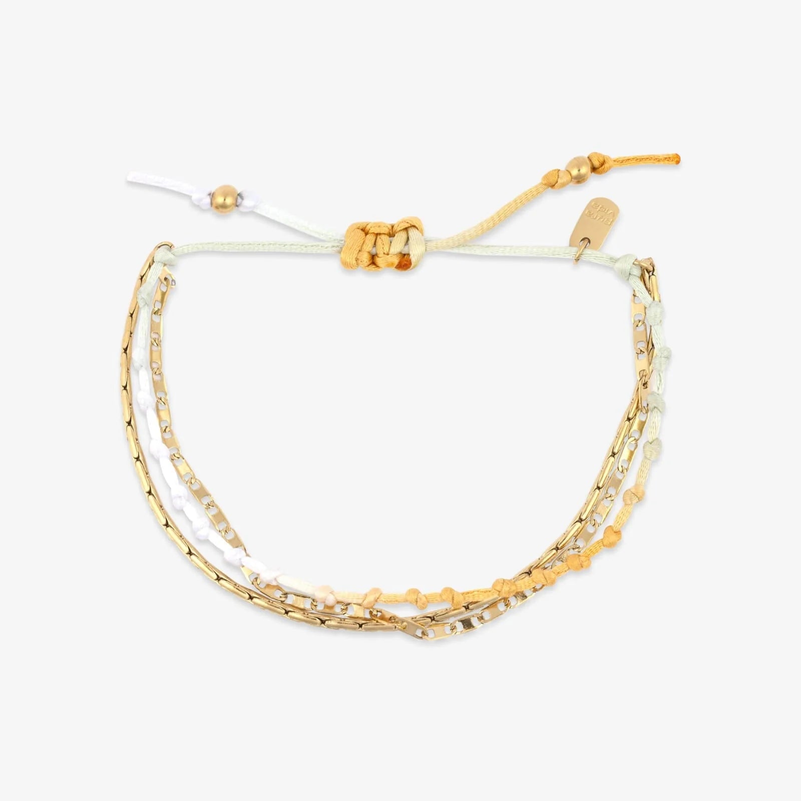 Pura Vida Ombre Knot Layered Bracelet NEUTRAL