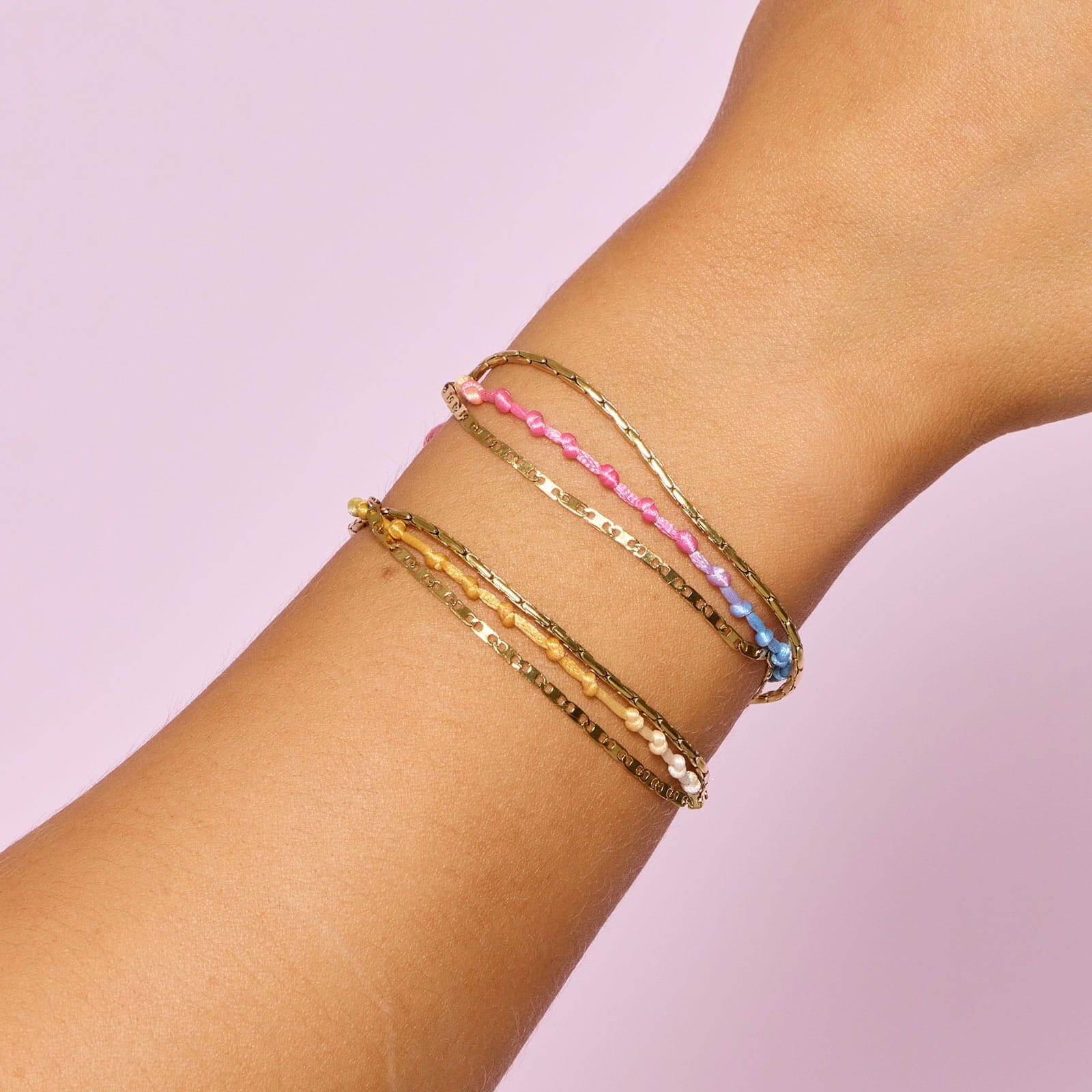 Pura Vida Ombre Rope Layered Bracelet RAINBOW