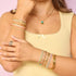 Pura Vida Goldie Woven Seed Bead Bracelet WHITE