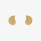 Pura Vida Seashell Stud Earrings GOLD