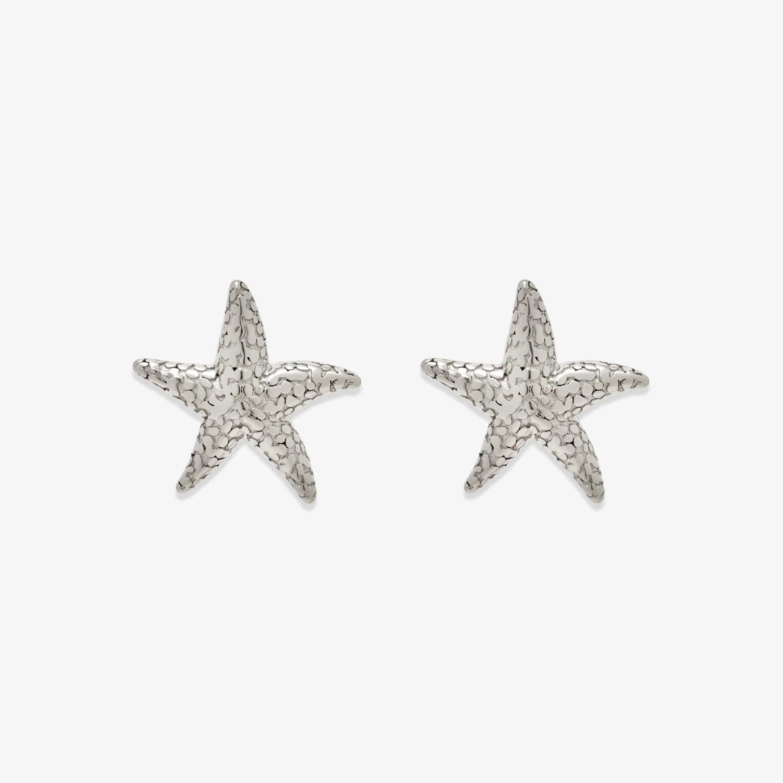 Pura Vida Sea Star Statement Earrings SILVER
