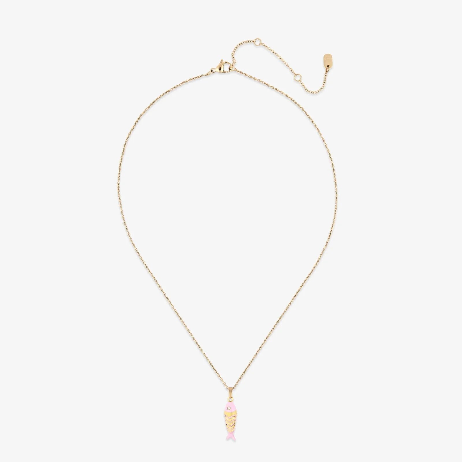 Pura Vida Koi Fish Pendant Necklace GOLD