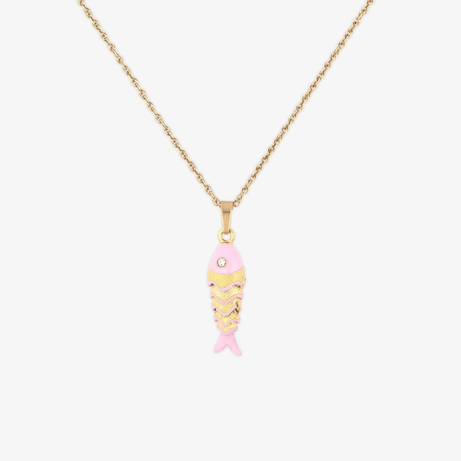 Pura Vida Koi Fish Pendant Necklace GOLD