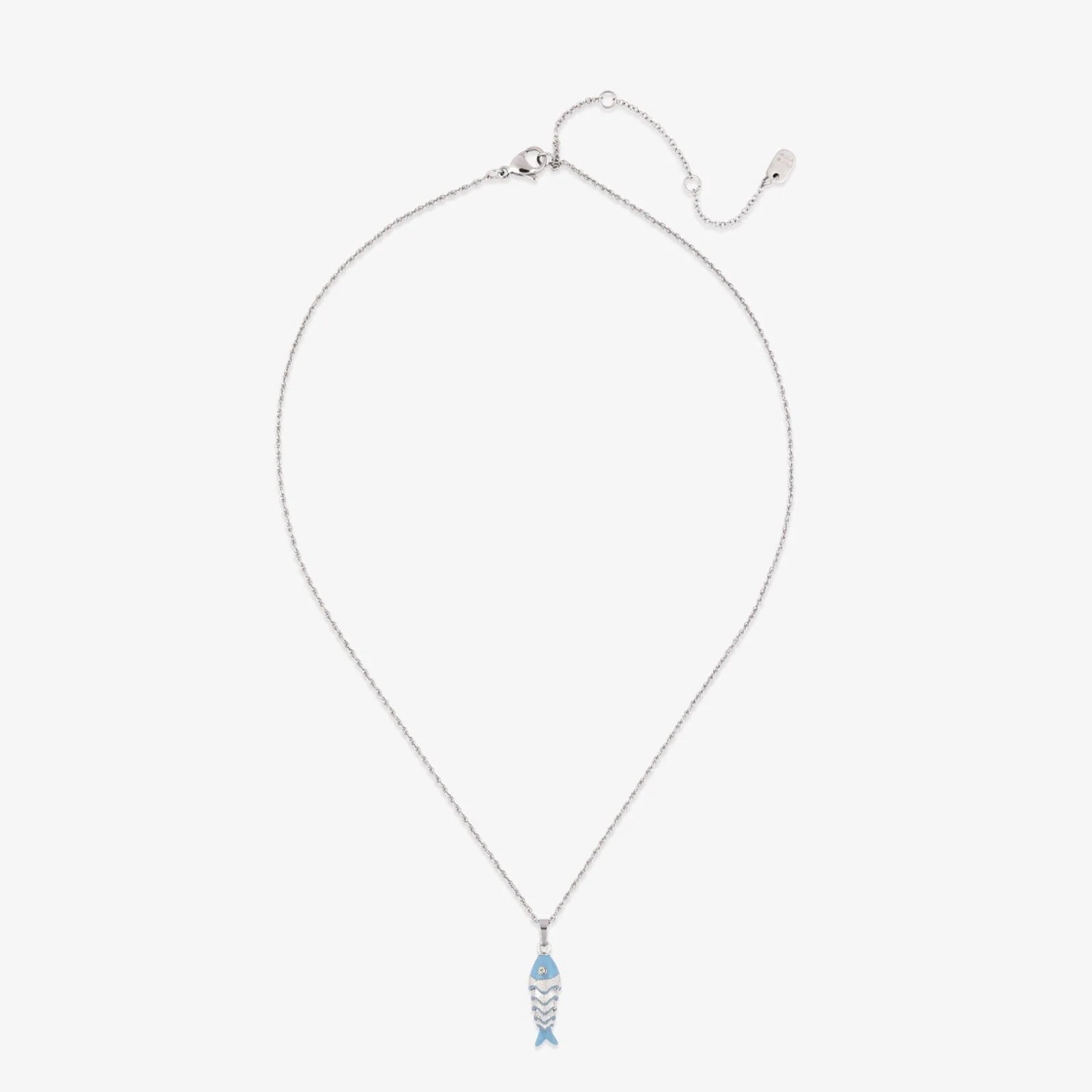 Pura Vida Koi Fish Pendant Necklace SILVER