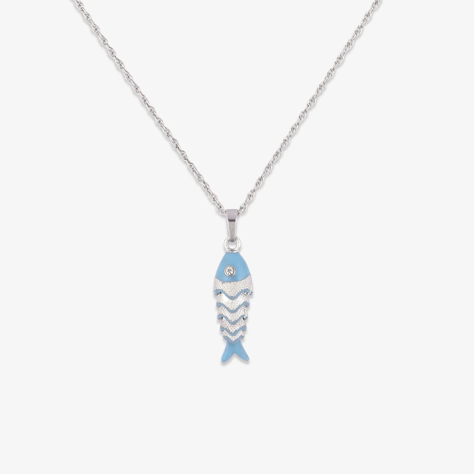 Pura Vida Koi Fish Pendant Necklace SILVER
