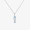 Pura Vida Koi Fish Pendant Necklace SILVER