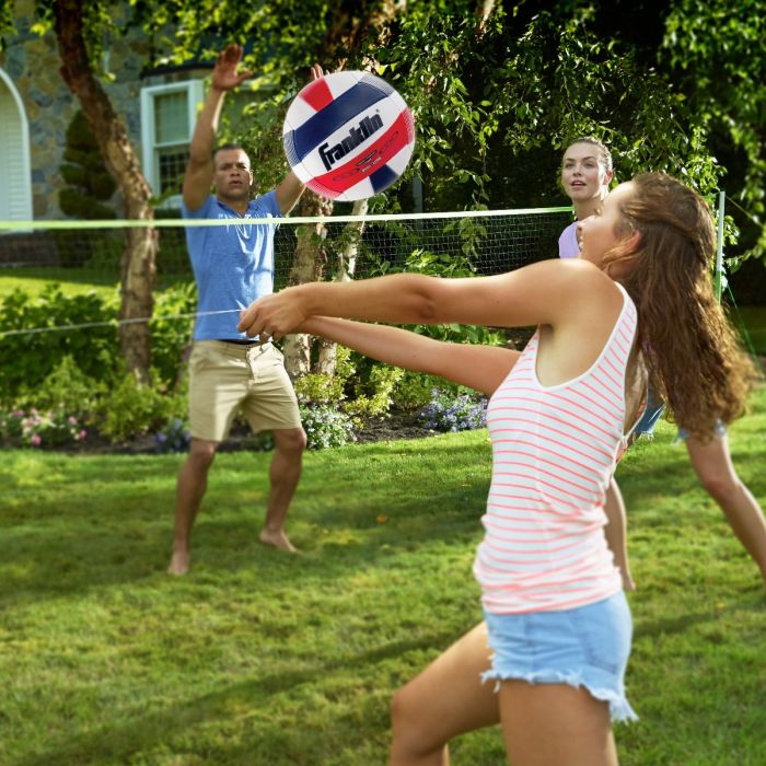 Franklin Sports Soft Spike Beach Volleyball RED / WHITE / BLUE