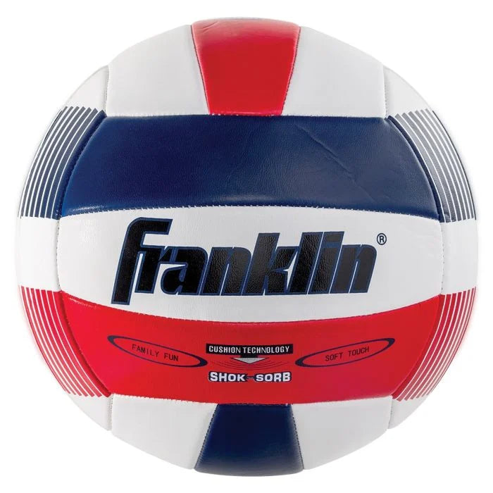 Franklin Sports Soft Spike Beach Volleyball RED / WHITE / BLUE