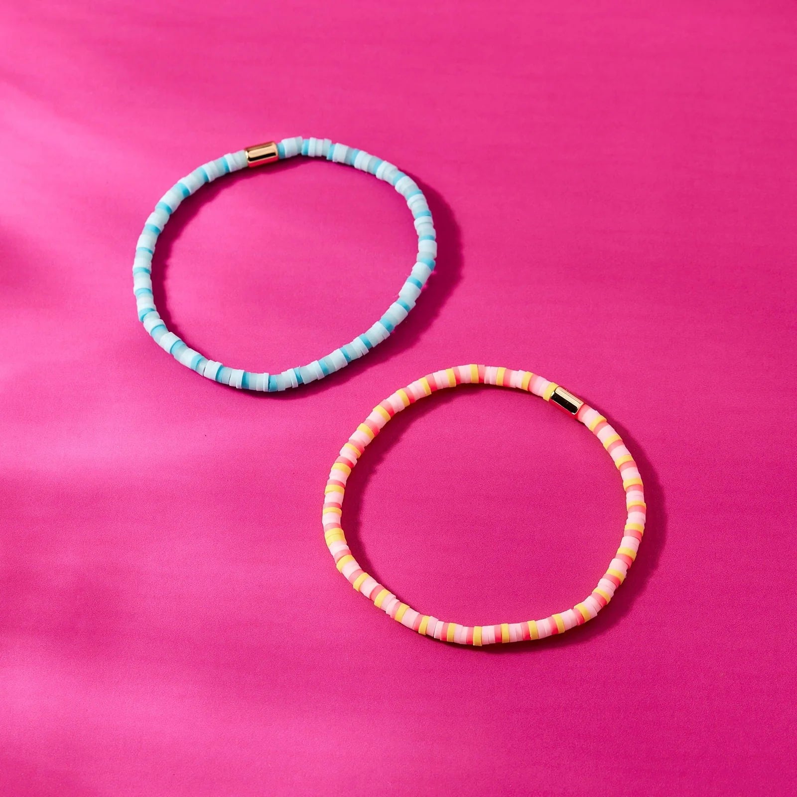 Pura Vida Mixed Cabrillo Stretch Bracelet SUNSET CANDY