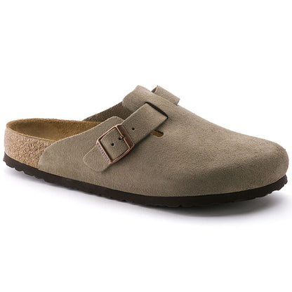 Birkenstock M Boston SFB Suede TAUPE - REGULAR