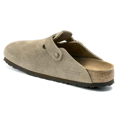 Birkenstock W Boston Suede TAUPE - NARROW